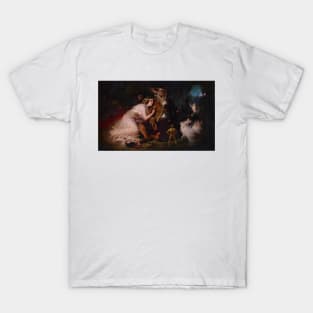 Titania and Bottom, A Scene from a Midsummer Nights Dream by Edwin Landseer T-Shirt